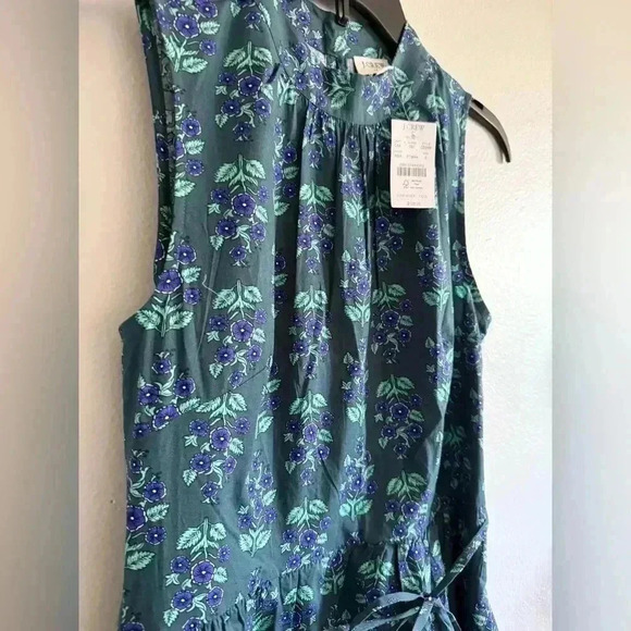 JCREW Printed mockneck tiered midi dress - NWT - Picture 11 of 16